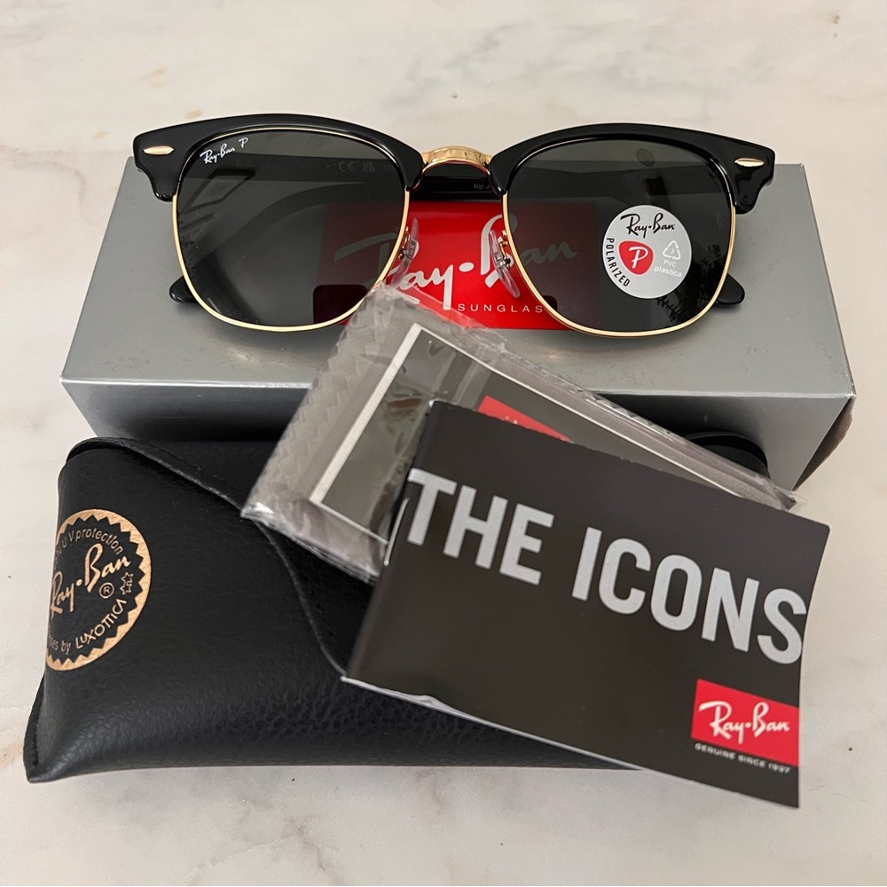 Ray-ban Polarized Clubmaster Classic Sunglasses - Brand New (RB3016)